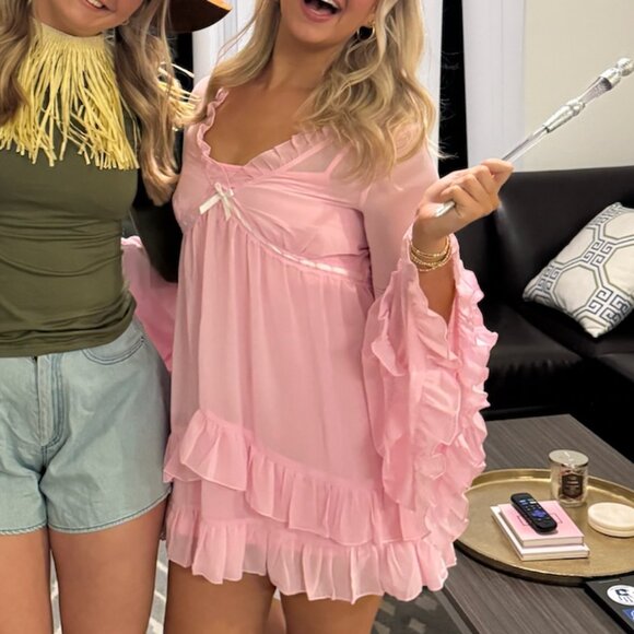 Dolls Kill Dresses & Skirts - Dolls Kill Real Divinity Mini Dress - Light Pink